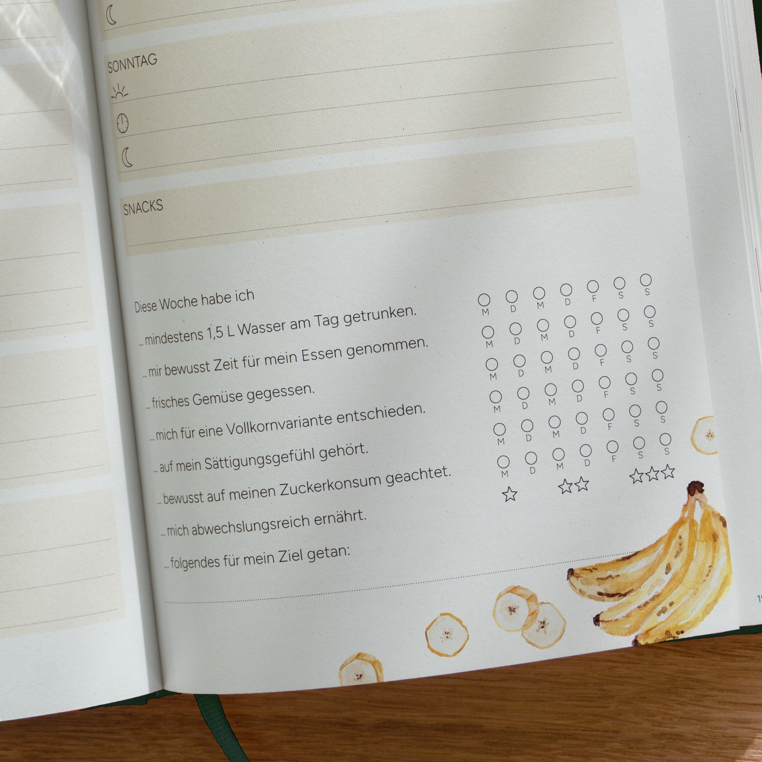 three meals a day - Planer inkl. Einkaufsliste