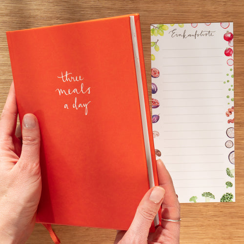 three meals a day - Planer inkl. Einkaufsliste